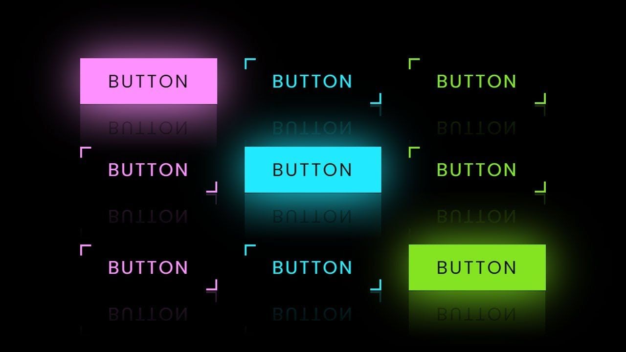 60 классных кнопок на CSS с анимацией