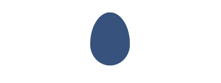 CSS яйцо