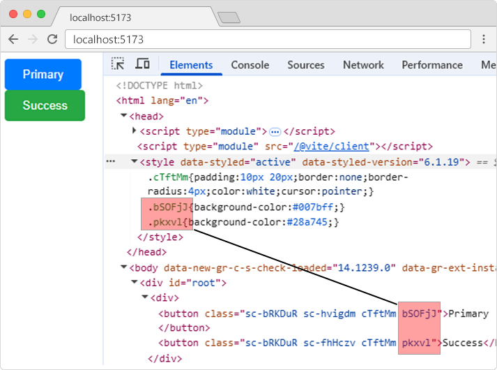 Стили, привязанные к компонентам Стили, привязанные к компонентам