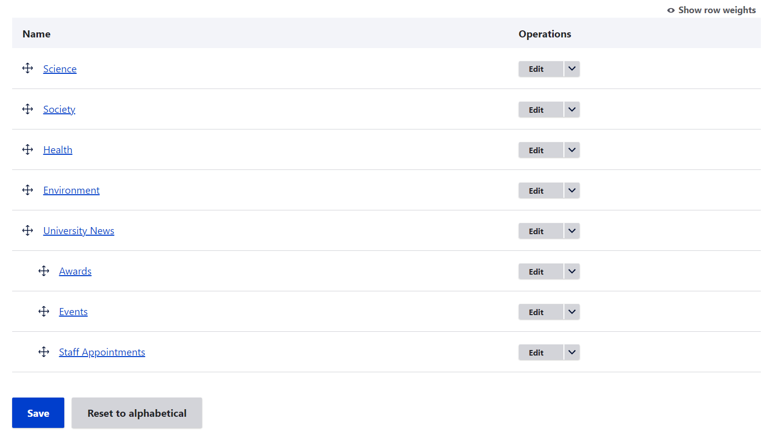 Страница словаря